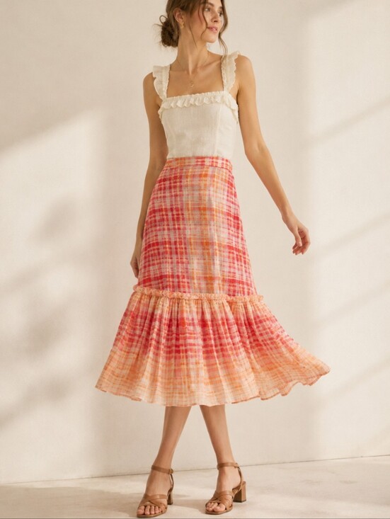 Anthropologie Dresses & Skirts - NWT Anthropologie Eva Franco Kym Flounced Midi Skirt